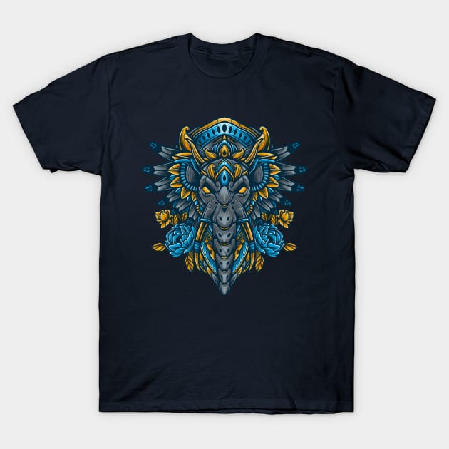 Mystical elephant T-Shirt by vhiente